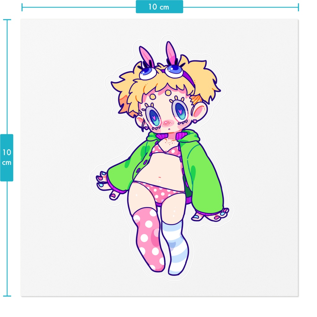 ポーチュラカちゃんステッカー