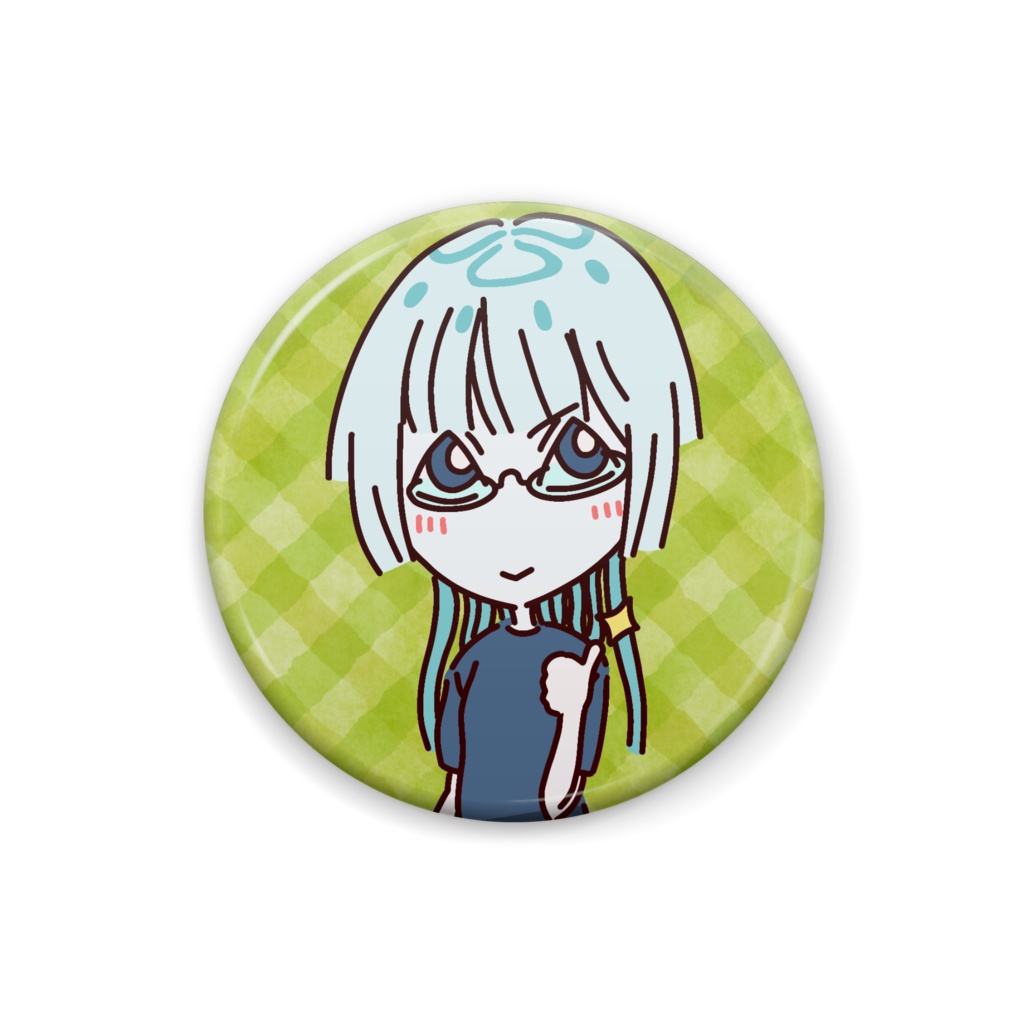 夢乃くらげ缶バッジ ｻﾑｽﾞｱｯﾌﾟ