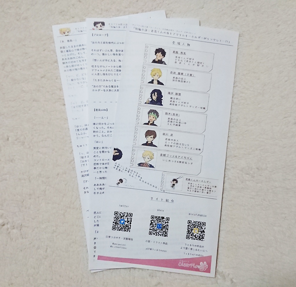 【グッズ】マニアック/完結記念アクリルキーホルダーセット