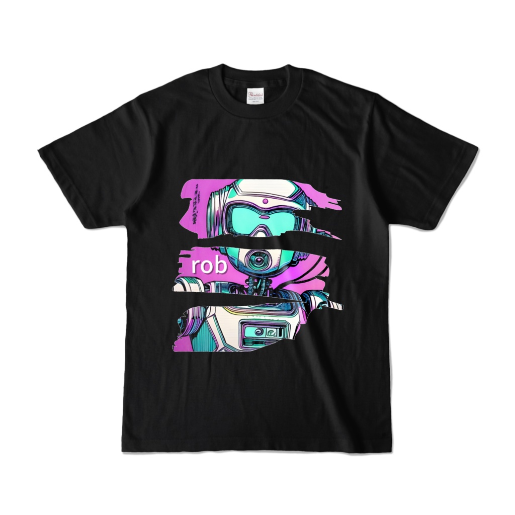 rob - Tシャツ(ブラック) -