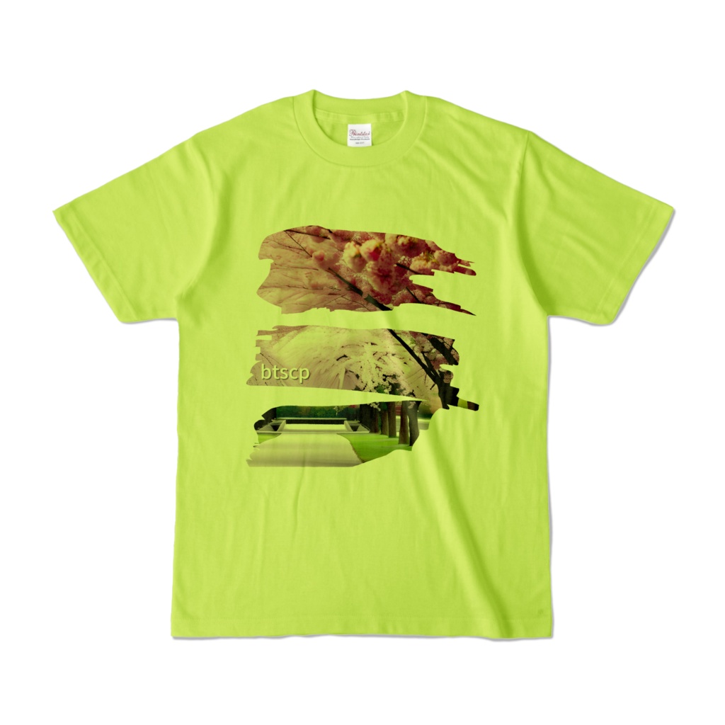sakura - Tシャツ（ライトグリーン 淡色）