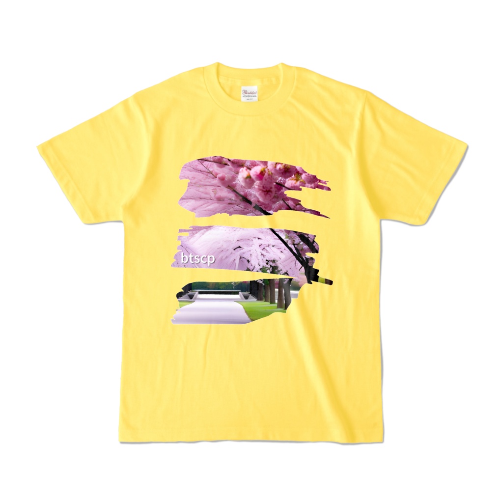 sakura - Tシャツ（イエロー 濃色）