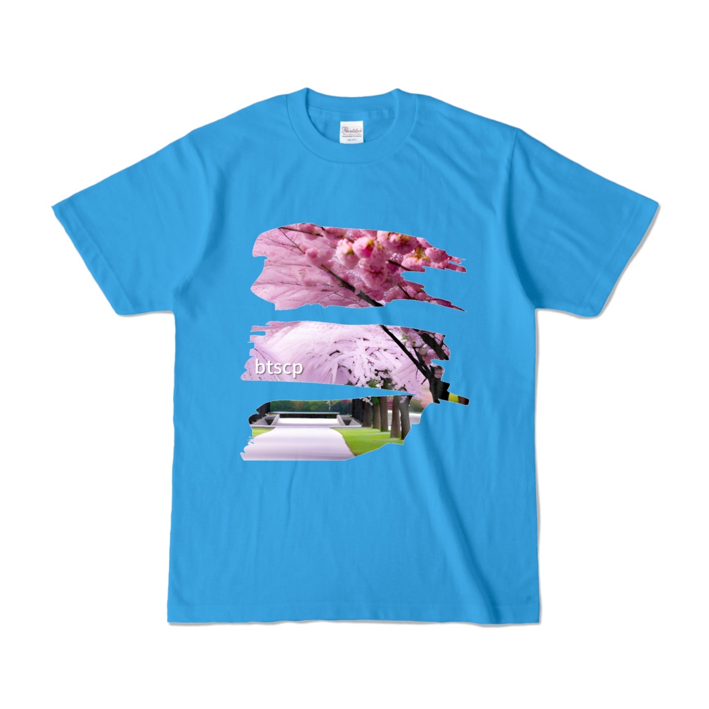 sakura - Tシャツ（ターコイズ 濃色）