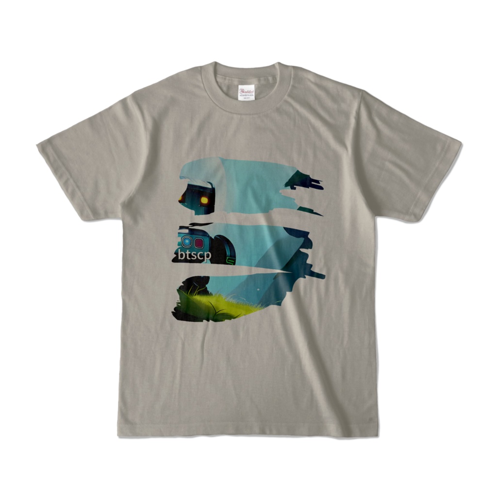 robo no tabi - Tシャツ（シルバーグレー 淡色）