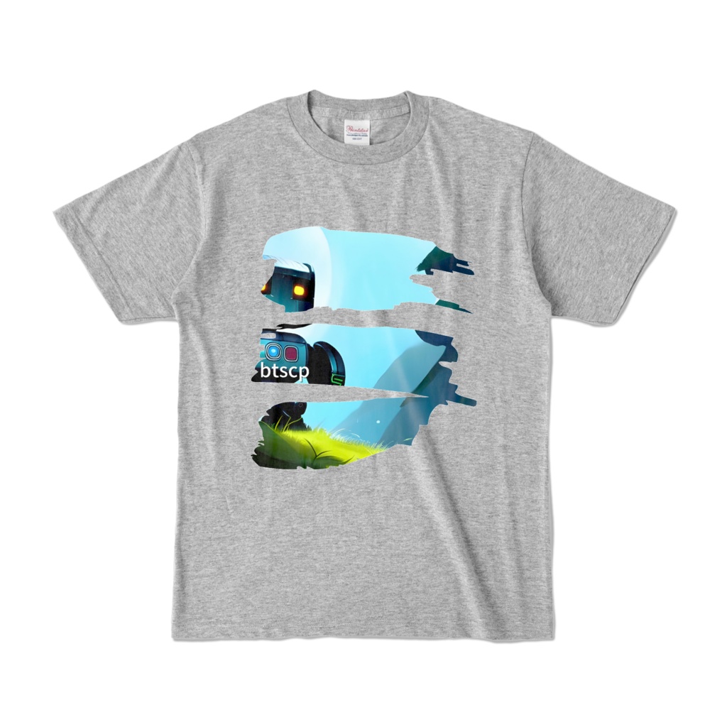 【祝 開店！！ 期間限定割引価格】robo no tabi - Tシャツ（杢グレー  濃色）