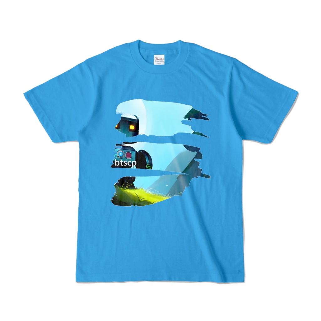 【祝 開店!! 期間限定割引価格】robo no tabi - Tシャツ(ターコイズ 濃色)