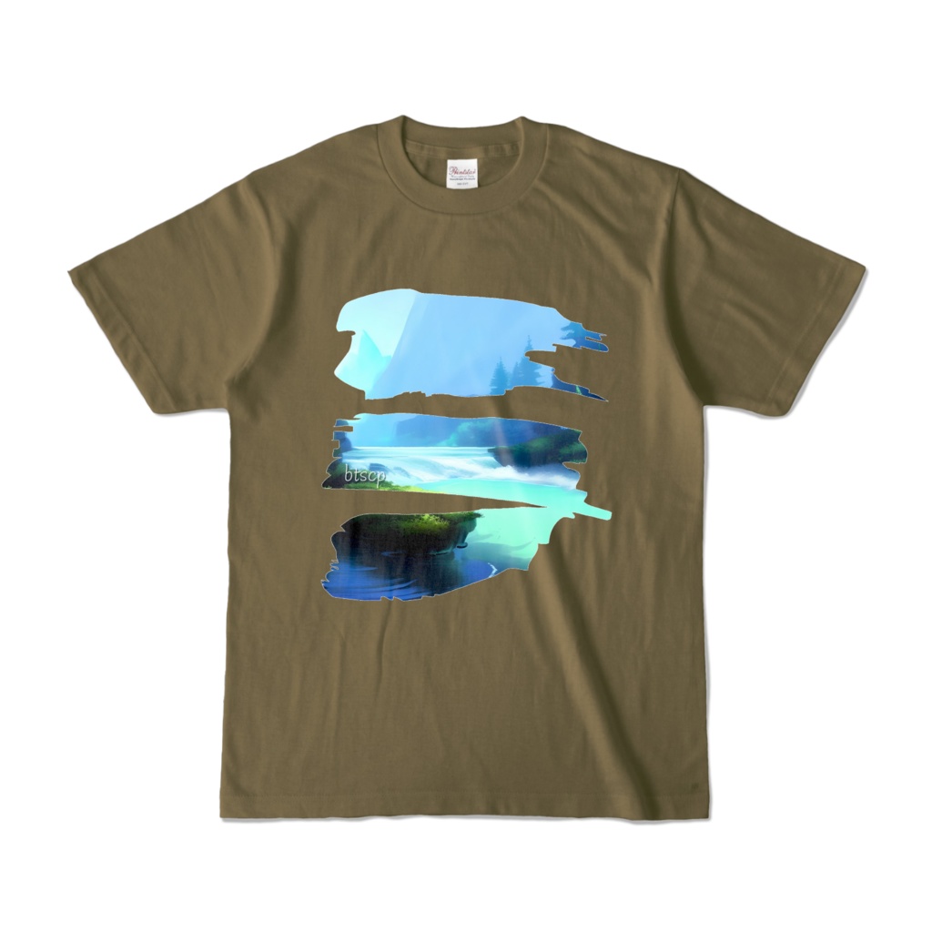 【祝 開店!! 期間限定割引価格】gensou - Tシャツ(オリーブ 濃色)