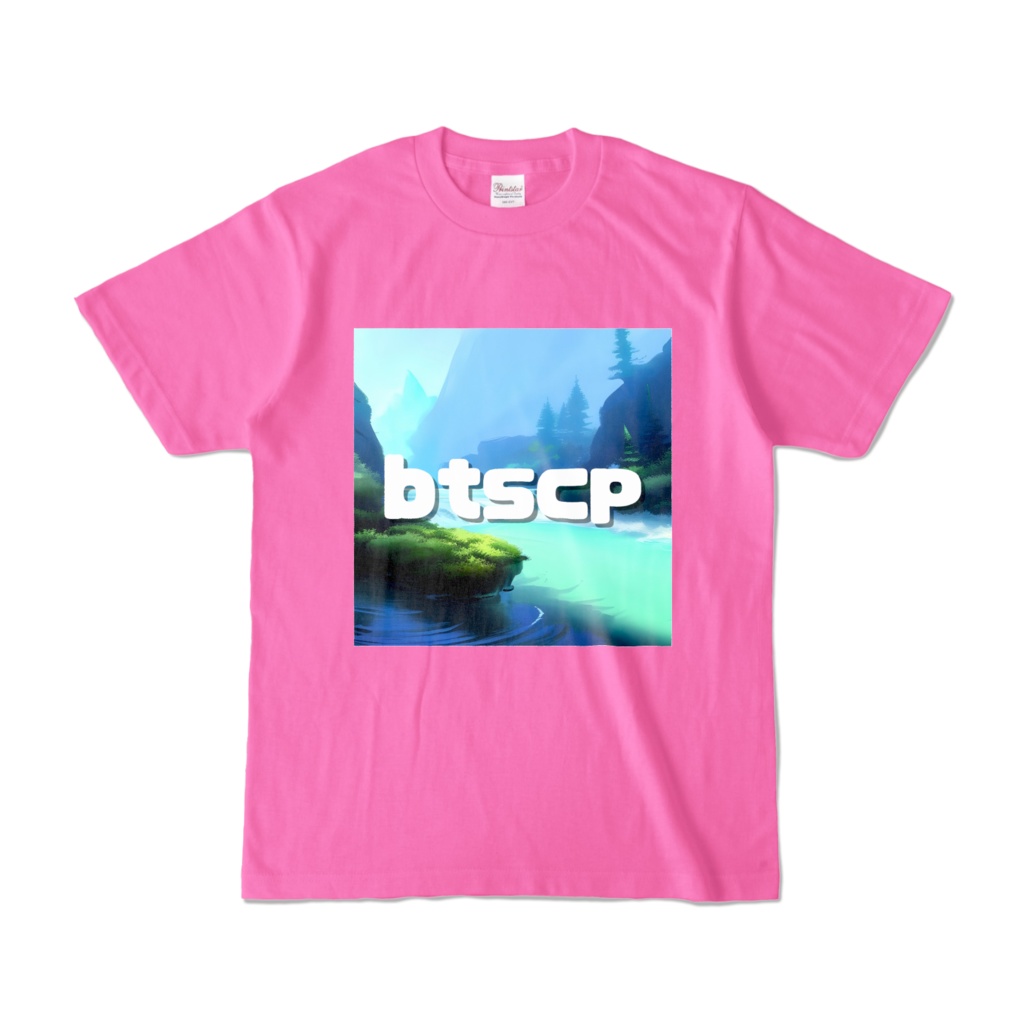 【祝 開店!! 期間限定割引価格】btscp - Tシャツ(ピンク 濃色)