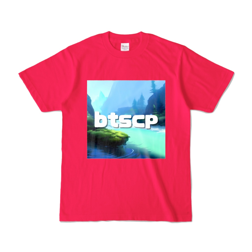 【祝 開店!! 期間限定割引価格】btscp - Tシャツ(ホットピンク 濃色)