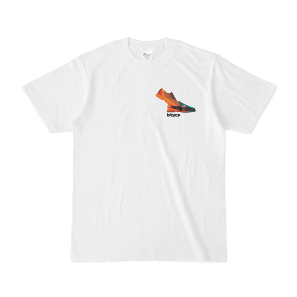 【祝 開店！！ 期間限定割引価格】砂漠柄靴ワンポイントデザイン - Tシャツ 正面イラスト