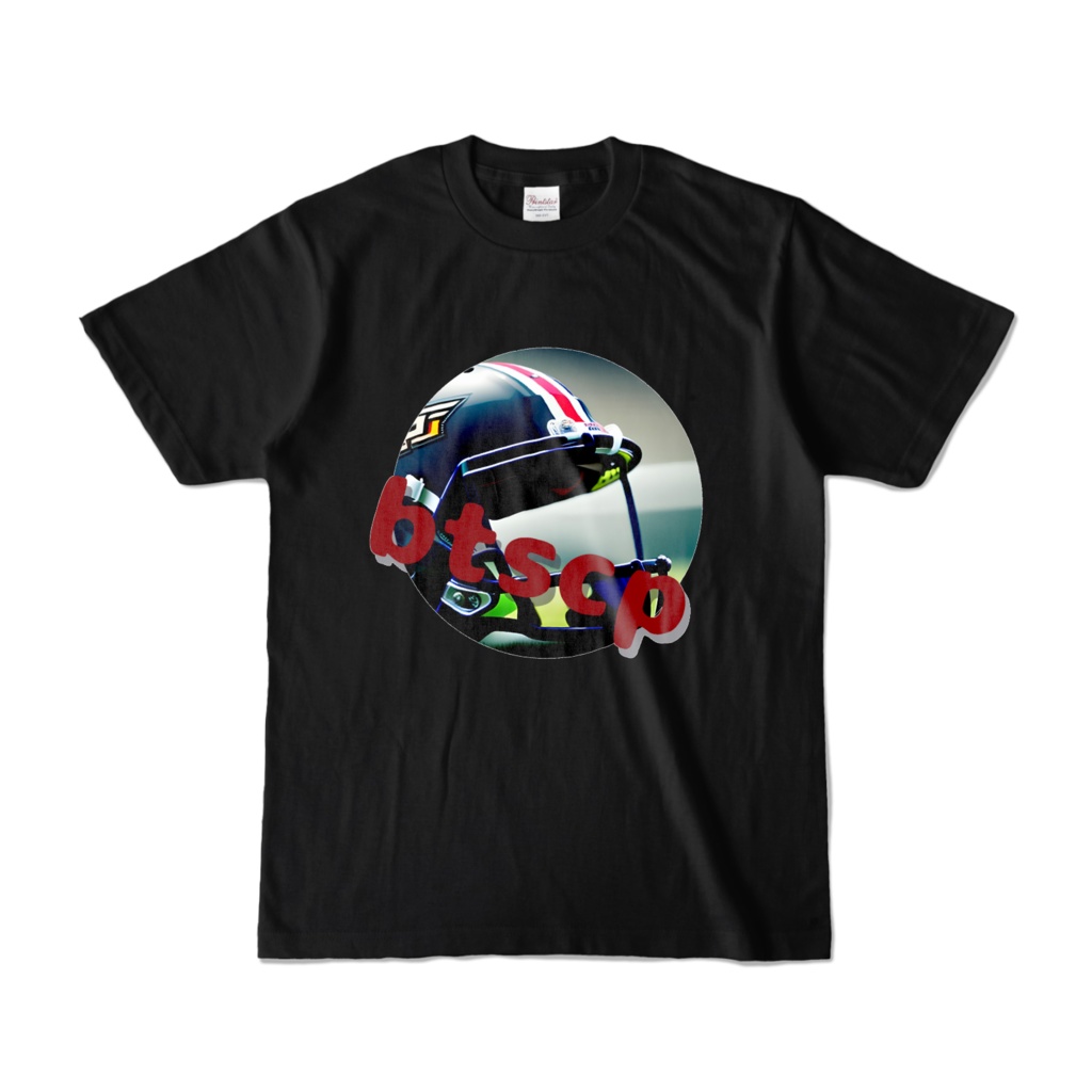 【祝 開店！！ 期間限定割引価格】ホッケーデザイン - Tシャツ 正面イラスト（ブラック 濃色）｜[Celebration opening! Limited time discount price] Reindeer field hockey design - T-shirt front illustration (black, dark color)