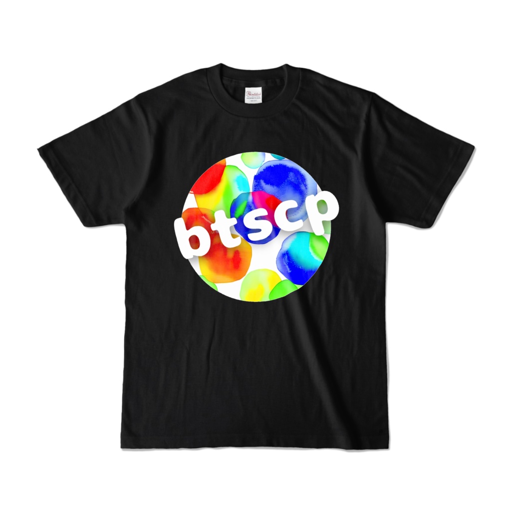 【祝 開店！！ 期間限定割引価格】デザイン - Tシャツ 正面イラスト（ブラック 濃色）｜[Celebration opening! Limited Time Discount Price] Design - T-shirt Front Illustration (Black, Dark Color)｜btscp