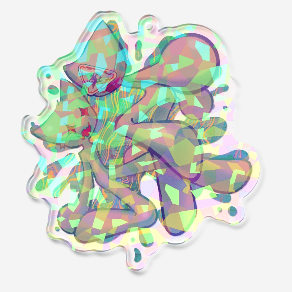 femtanyl ホログラムアクリルキーホルダー