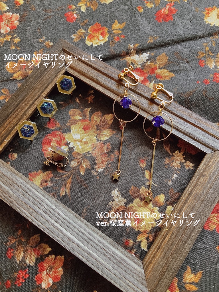 MOON NIGHTのせいにして　イメージイヤリング