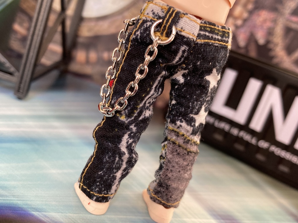 オビツ11size)ジャラジャラパンツ