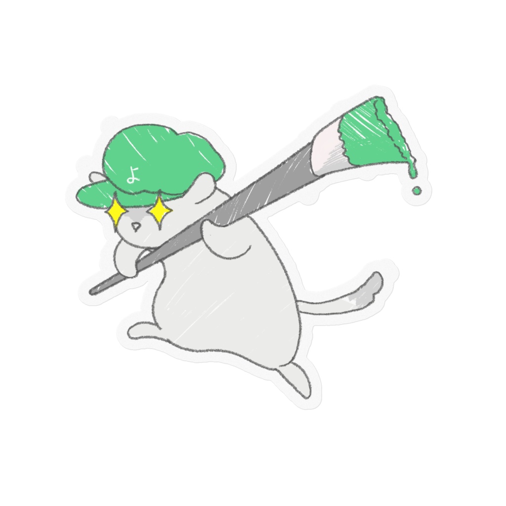 いたずらヨーのステッカー