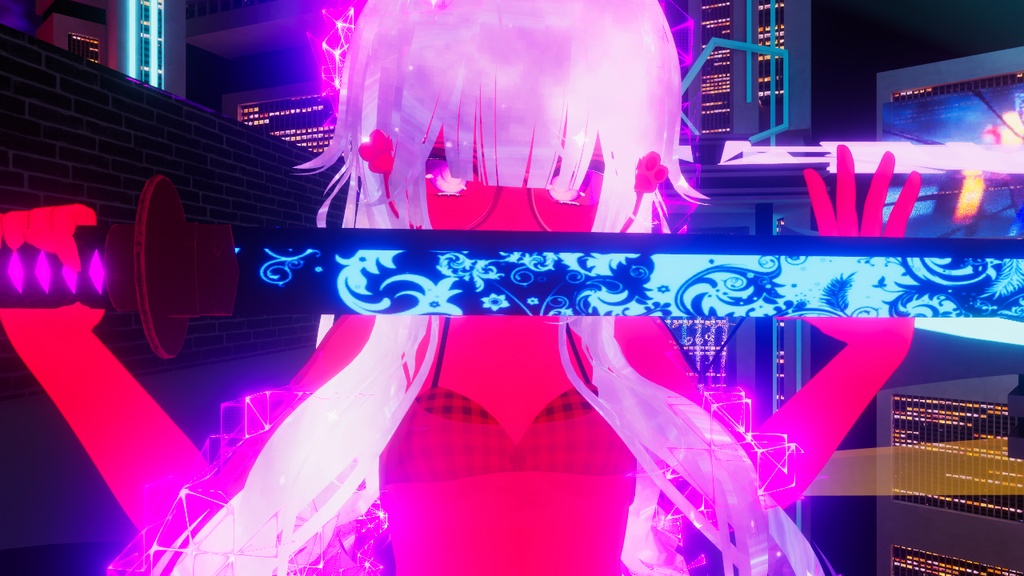 LED Straight Blade Katana