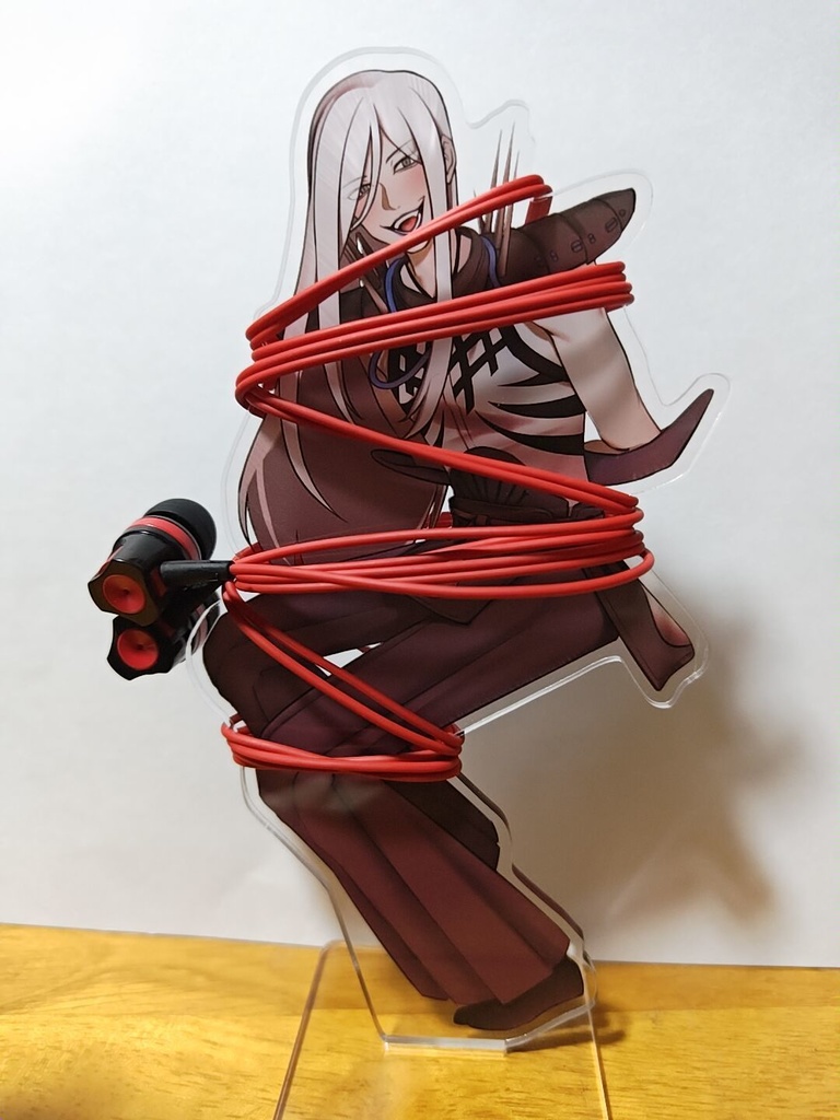 焼身イヤホンホルダー(アクリルスタンド)