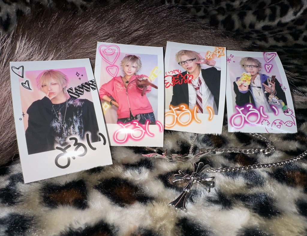 インフルエンサーときちゃん チェキ、ブロマイド、ステッカー