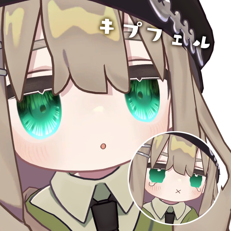 【19アバター対応】simple eye texture【12色】