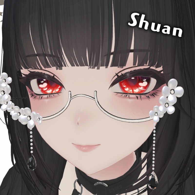 【アニメ6種+12色】動くハイライト eye texture【22アバター対応】