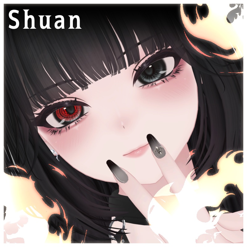 【23アバター対応】炎・魔法陣アイテクスチャ2種セット