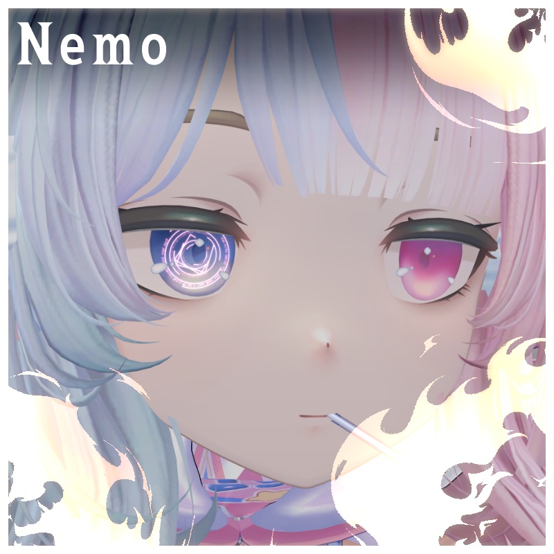 【23アバター対応】炎・魔法陣アイテクスチャ2種セット