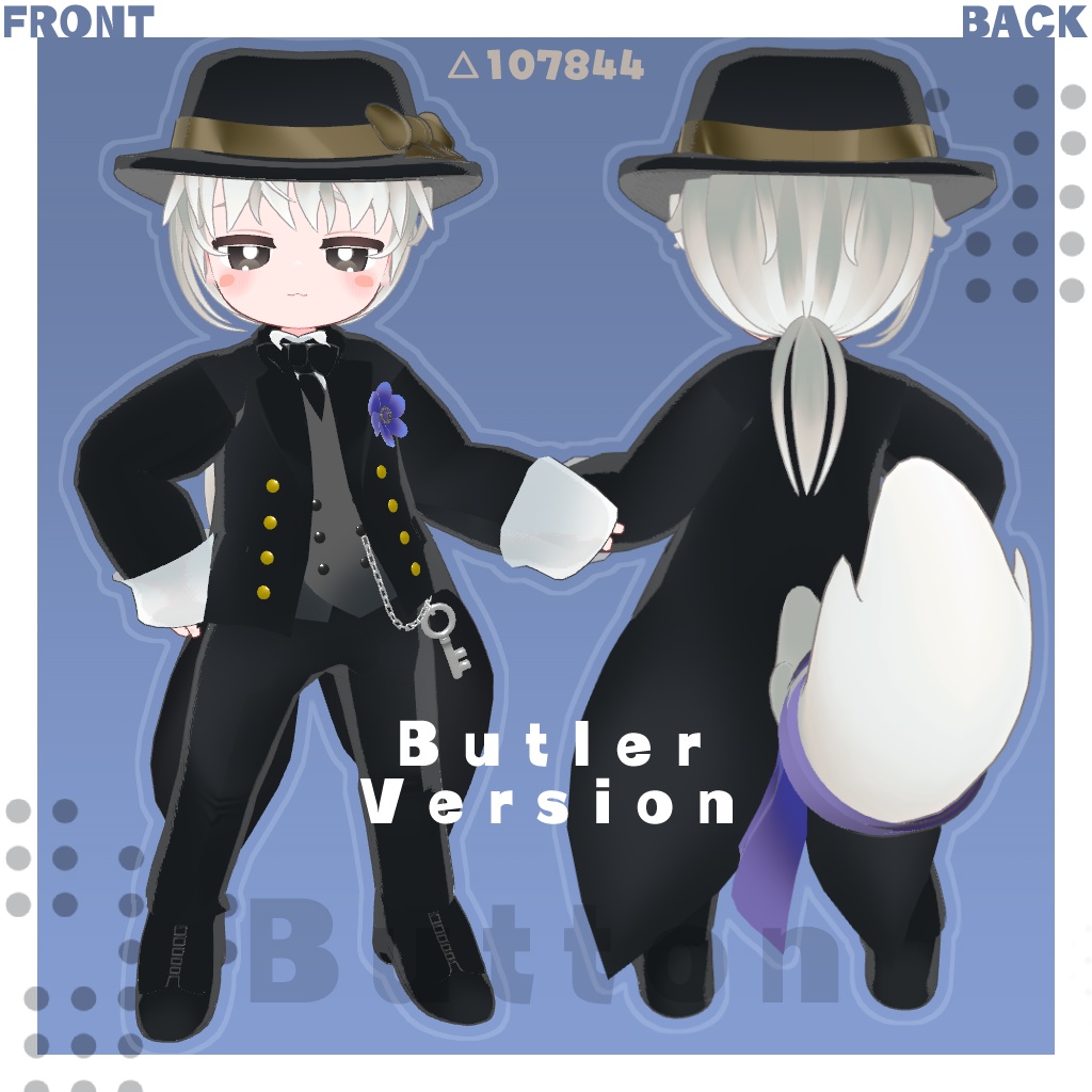 【期間限定セール】オリジナル3Dモデル『ボタン-Button-』