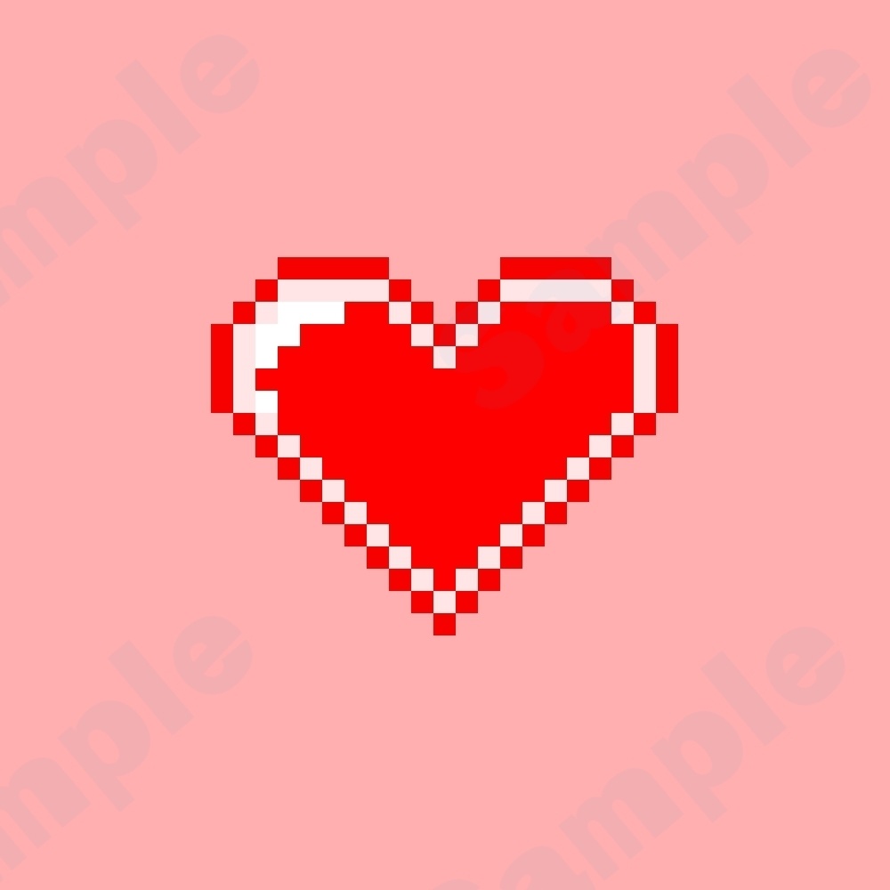 ドット絵ハート - iroiroillustshop - BOOTH