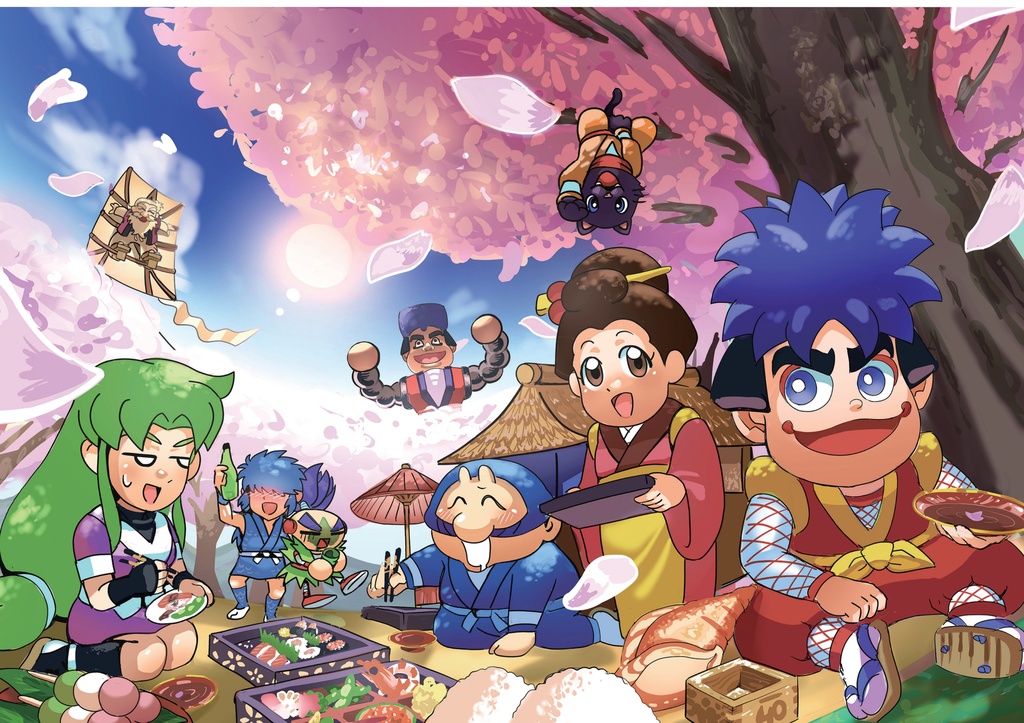 がんばれゴエモン色彩道中記 フルカラーファンブック【タイムラプス&ショートアニメ付き】