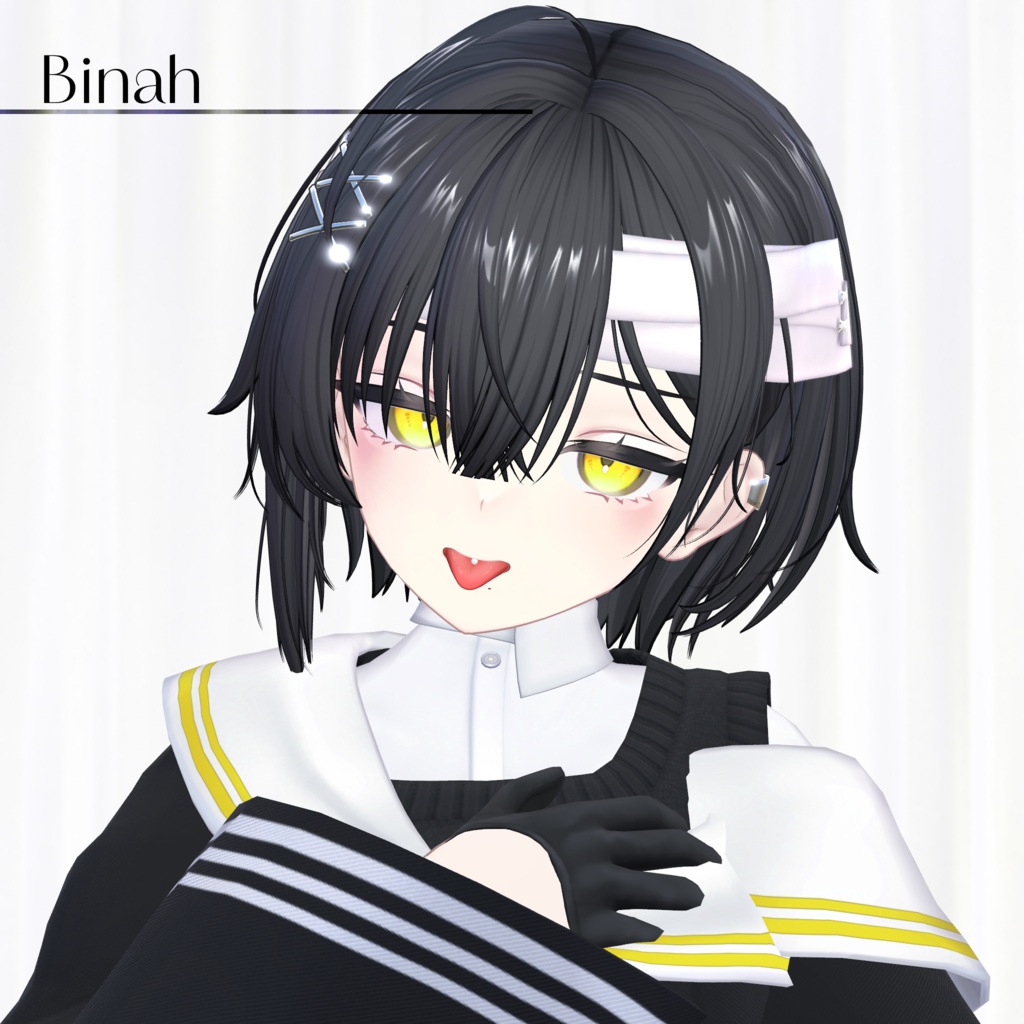 包帯ショート / Bandage Short Hair【18 Avatars】