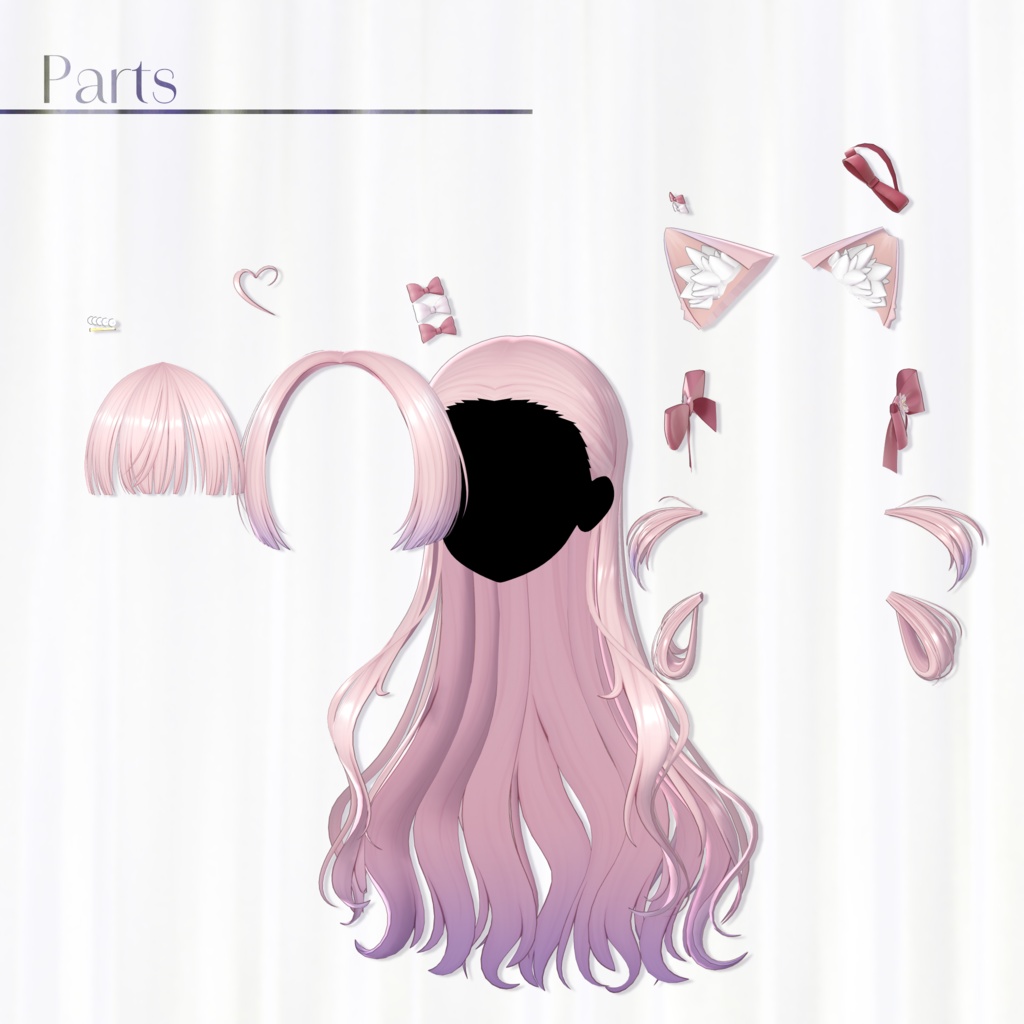 さくらみみヘア / Sakura-Ear Hair【12 Avatars】