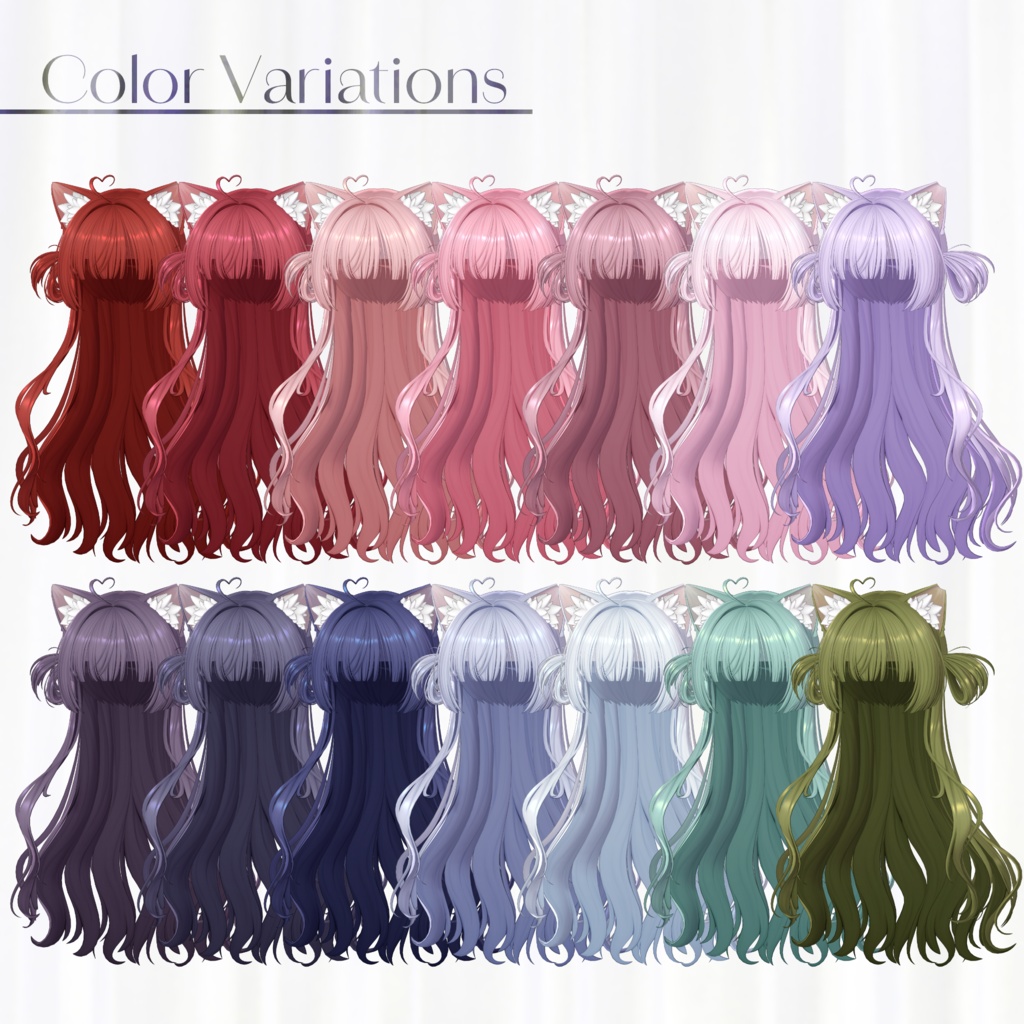 さくらみみヘア / Sakura-Ear Hair【12 Avatars】