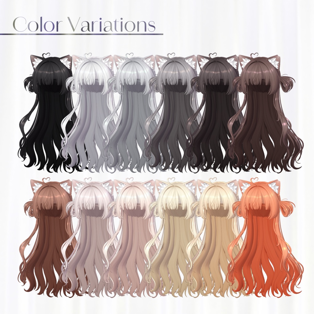 さくらみみヘア / Sakura-Ear Hair【12 Avatars】