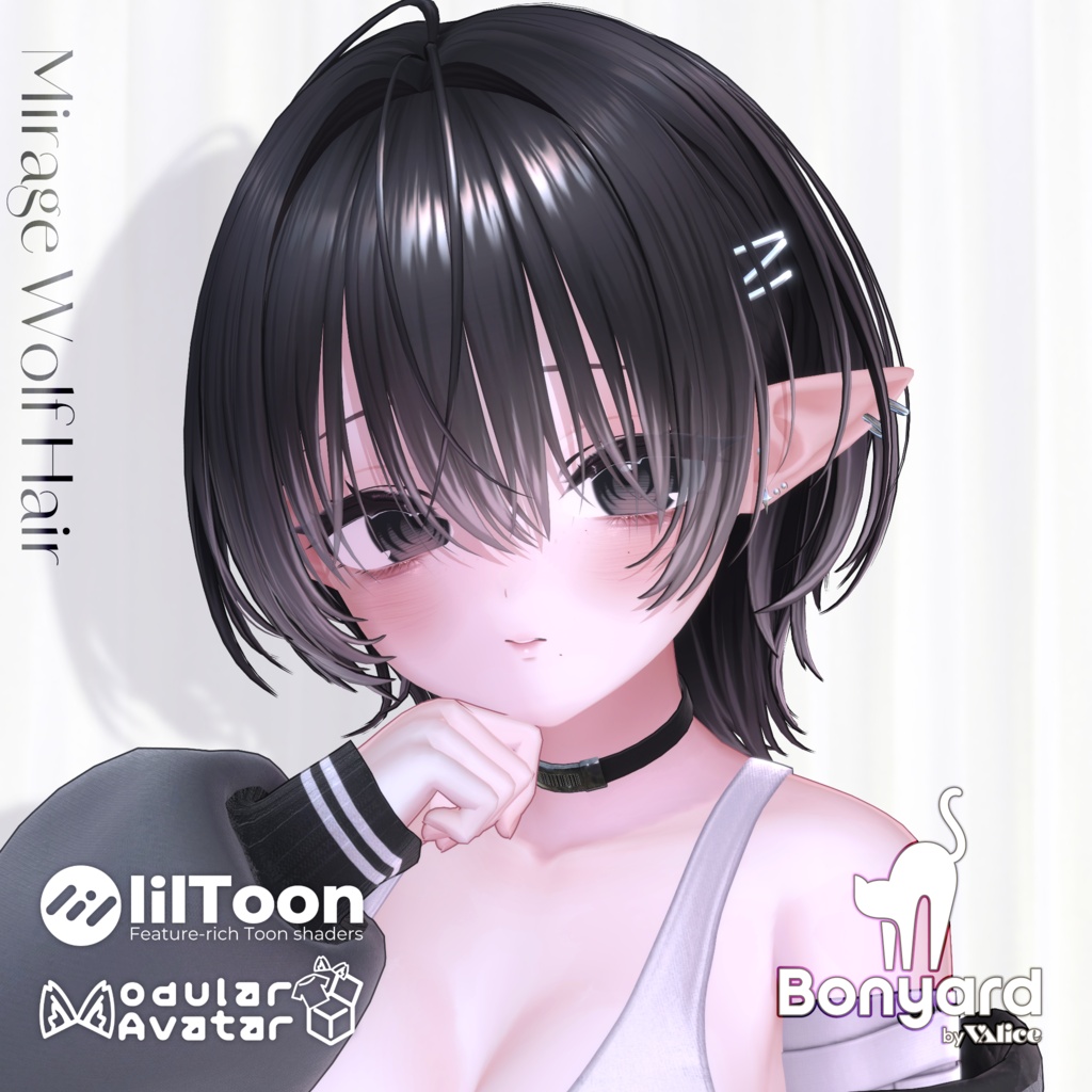 SALE ミラージュウルフ / Mirage Wolf Hair