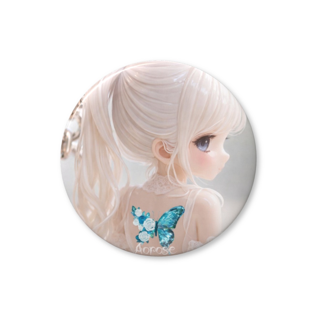 Aorose ｵ‐ﾌﾟﾝ記念缶ﾊﾞｯｼﾞ🦋