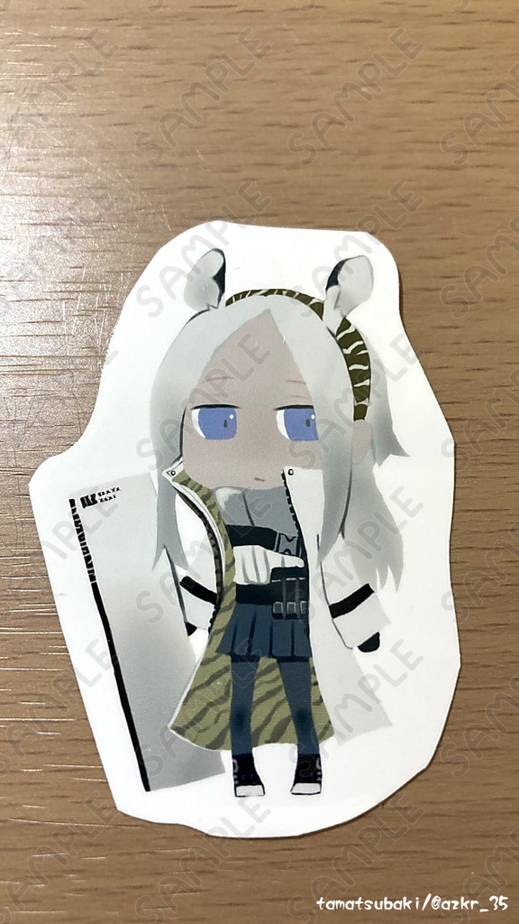 アークナイツ「遺塵の道を」SDキャラ ダイカットステッカー