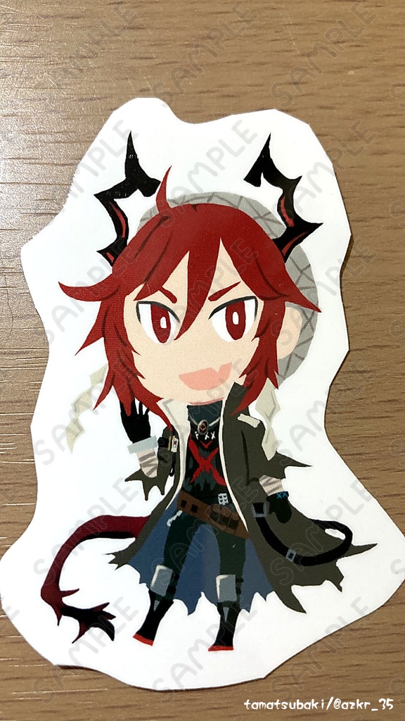 アークナイツ「遺塵の道を」SDキャラ ダイカットステッカー