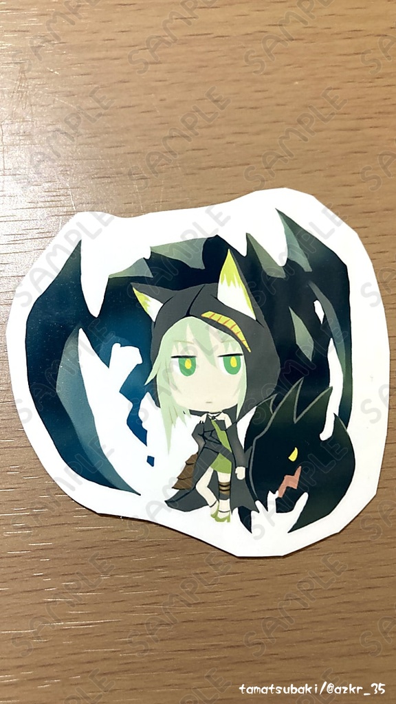 アークナイツ「遺塵の道を」SDキャラ ダイカットステッカー