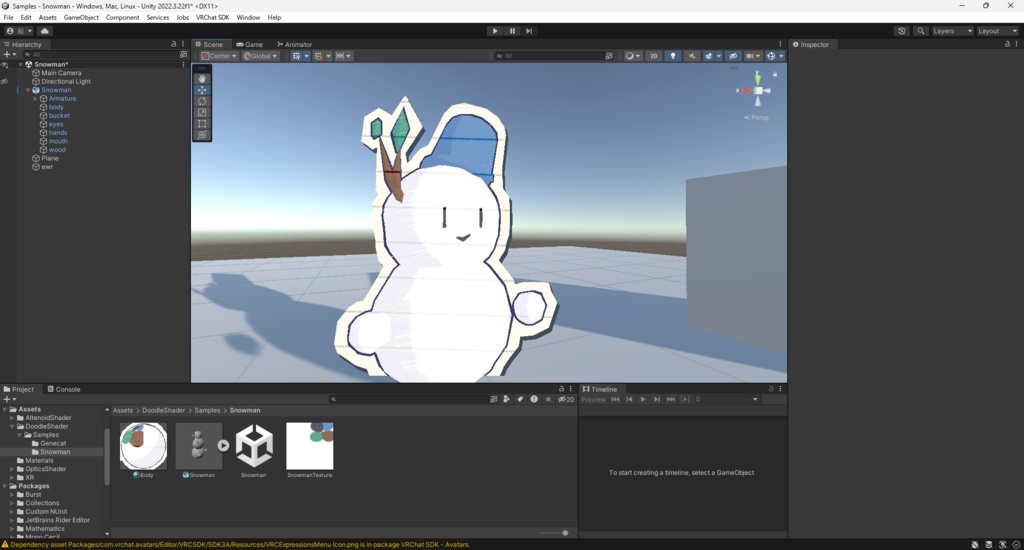 手書き風シェーダー / Doodle Shader