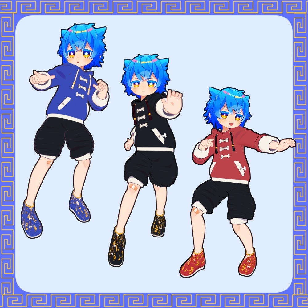 チャイナ風パーカー【シピルカ対応版】