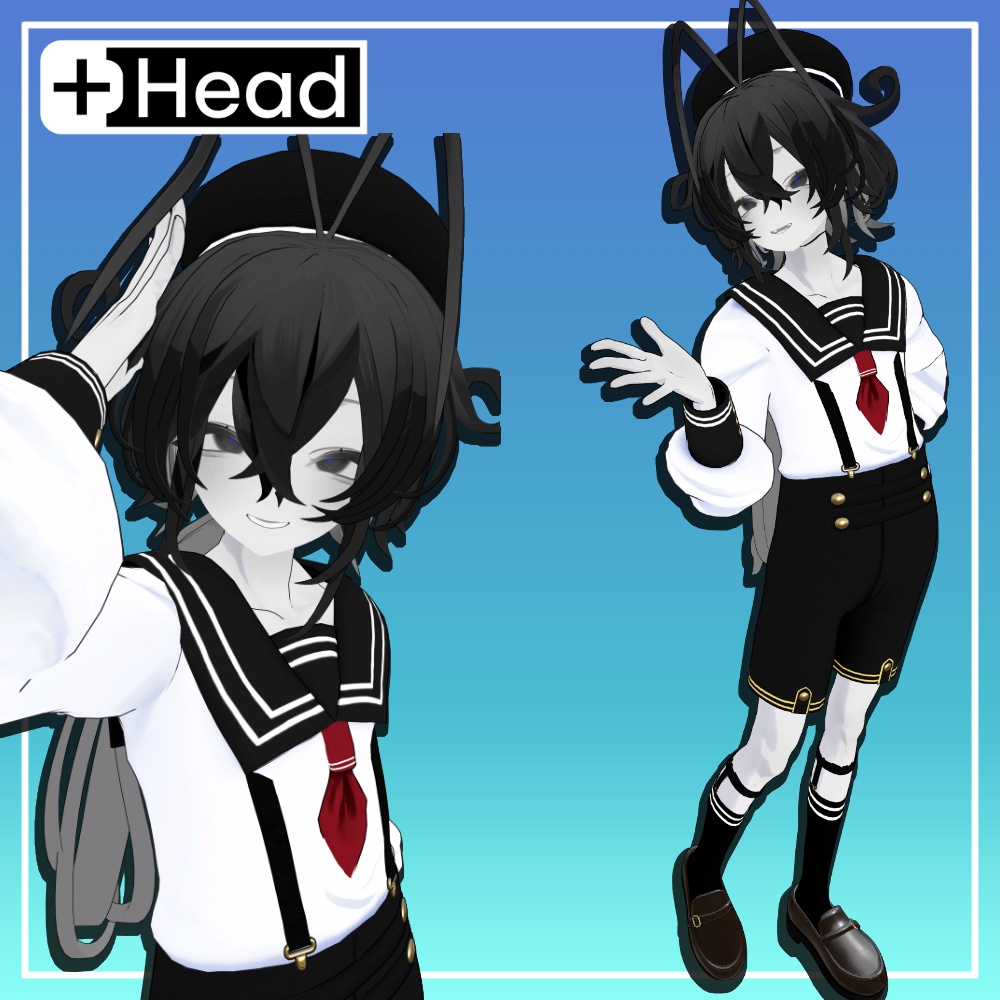 マリンセーラー服 【+Head 対応】