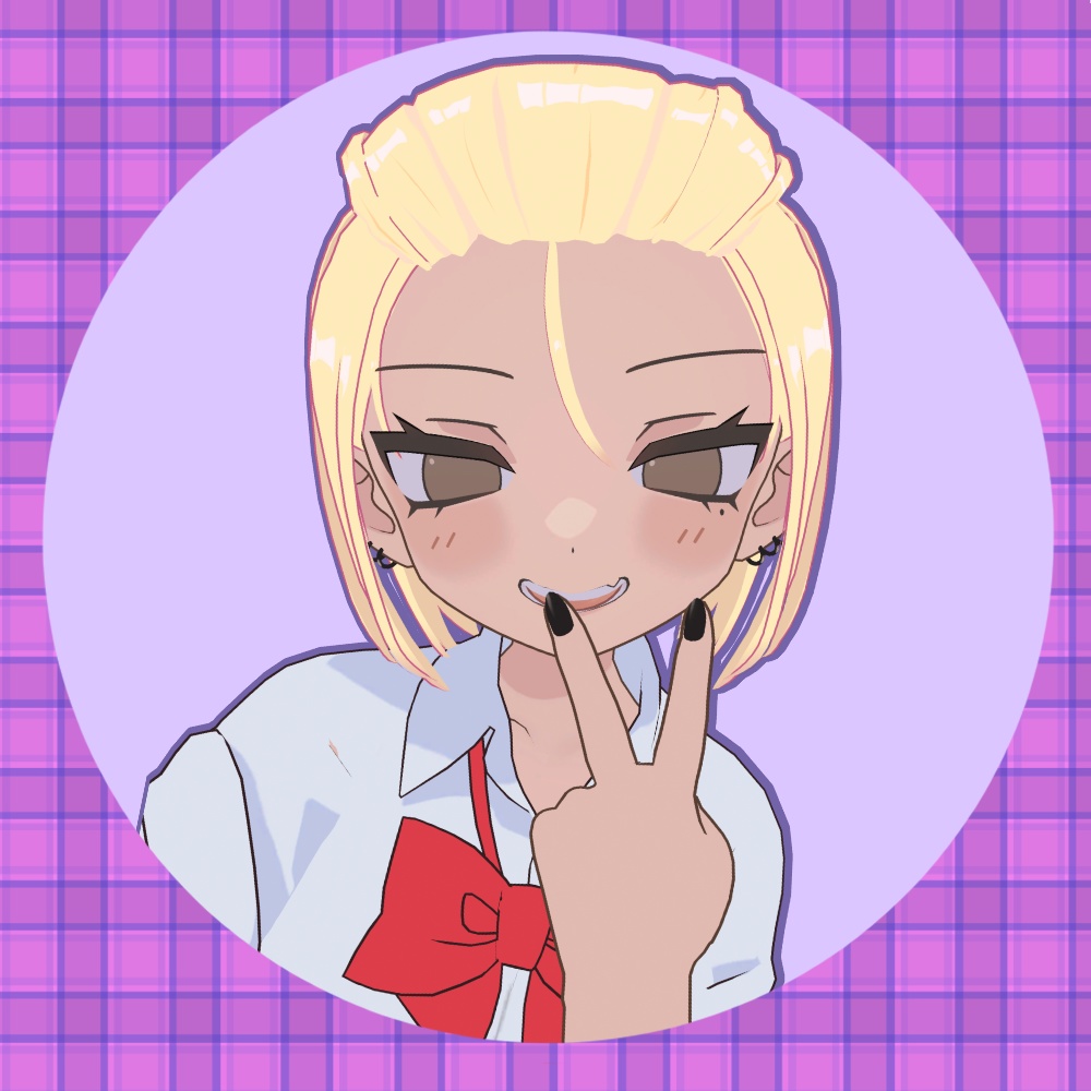 デコ出しハーフアップ ヘアスタイル【凪夜瑠璃専用】