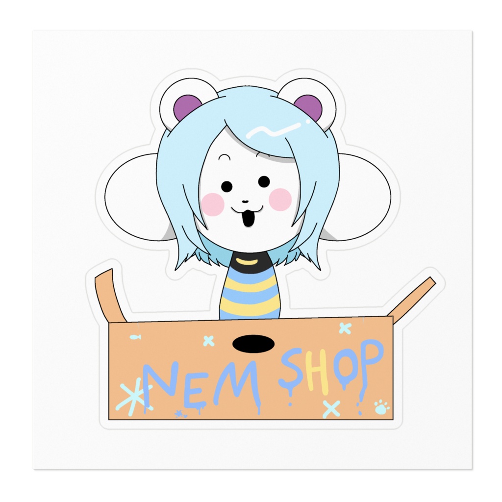ネミーショプステカー(カラー)