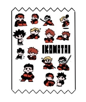 生駒隊 ミニフレークシール