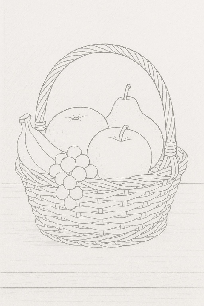 鉛筆1本で学べるyuuの白黒ぬりえ