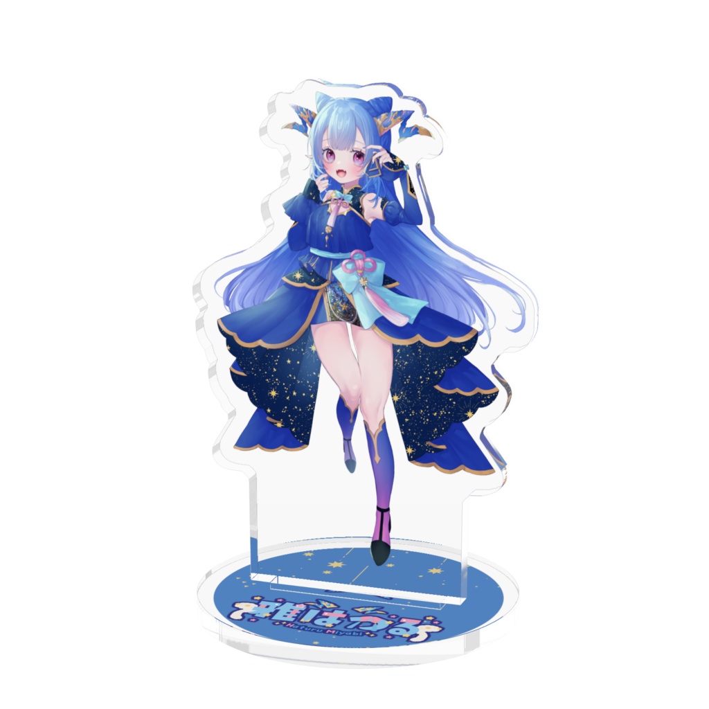 【雅はつる2周年記念】アクリルスタンド【猫崎らて様描きおろし】