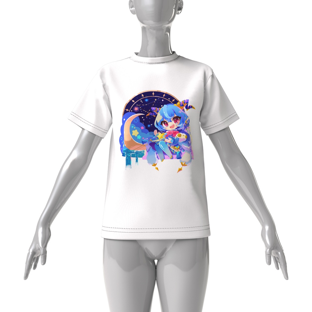 【雅はつる】ビッグシルエットTシャツ【3周年半記念グッズ】