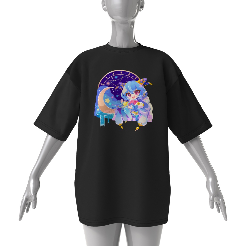 【雅はつる】ビッグシルエットTシャツ【3周年半記念グッズ】