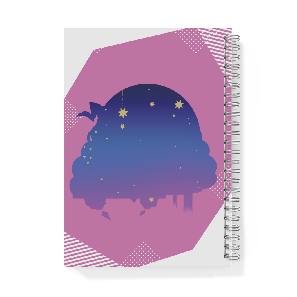 【雅はつる】リングノート(A5)【3周年半記念グッズ】